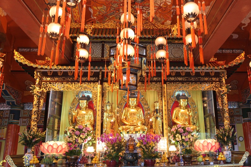 Main Shrine Hall of Buddha, Tian Tan Buddha, Ngong Ping, Lantau Island, Hong Kong