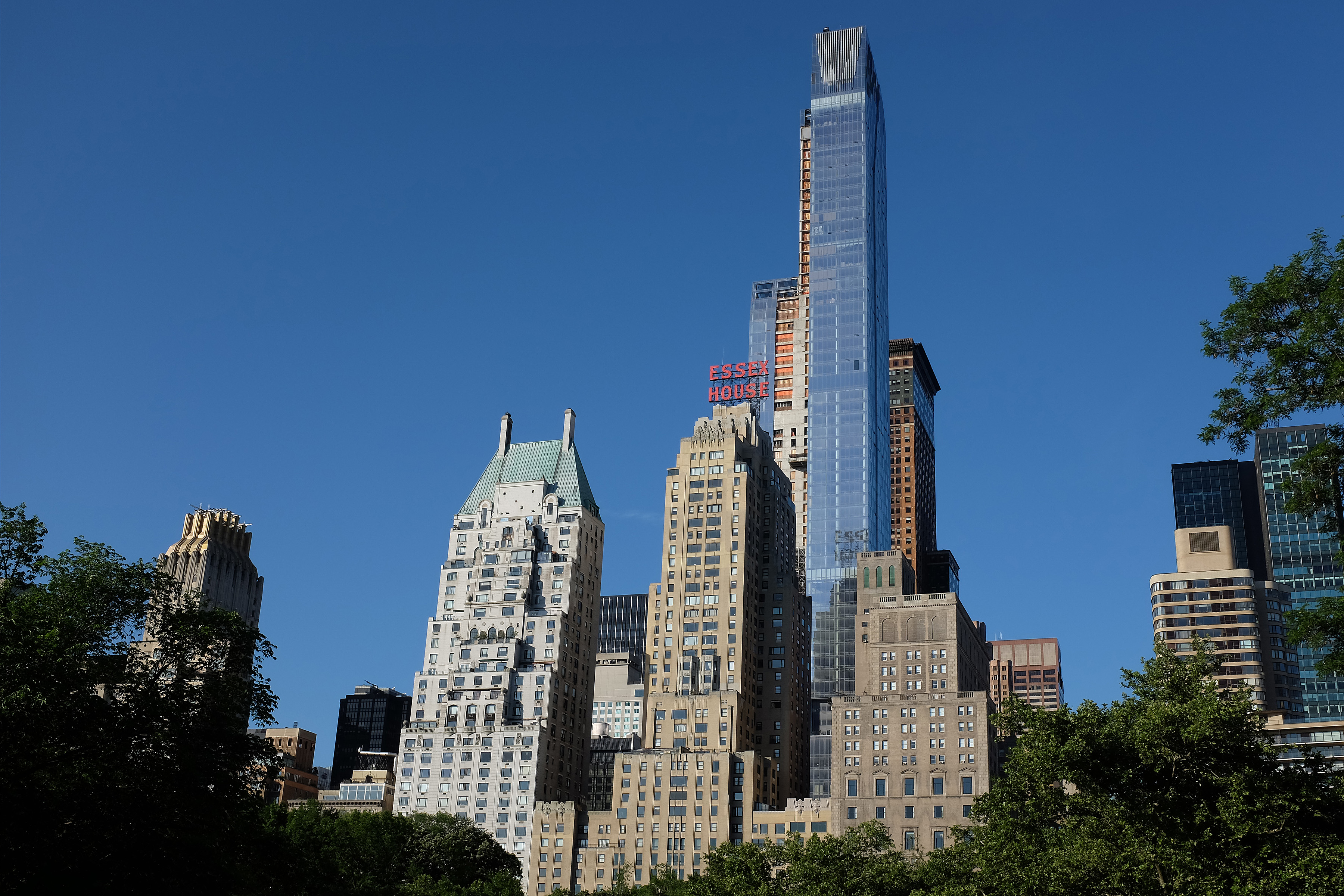 New York City skyline (5th Avenue) from Central Park