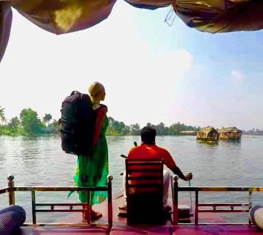 Backpack India Kerala Houseboats backwaters